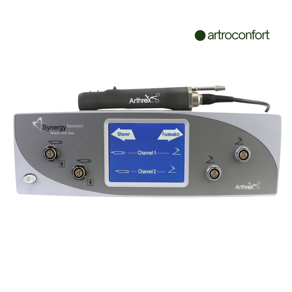 SISTEMA SHAVER SYNERGY CON CONSOLA Y PIEZA DE MANO CON BOTONES ARTHREX