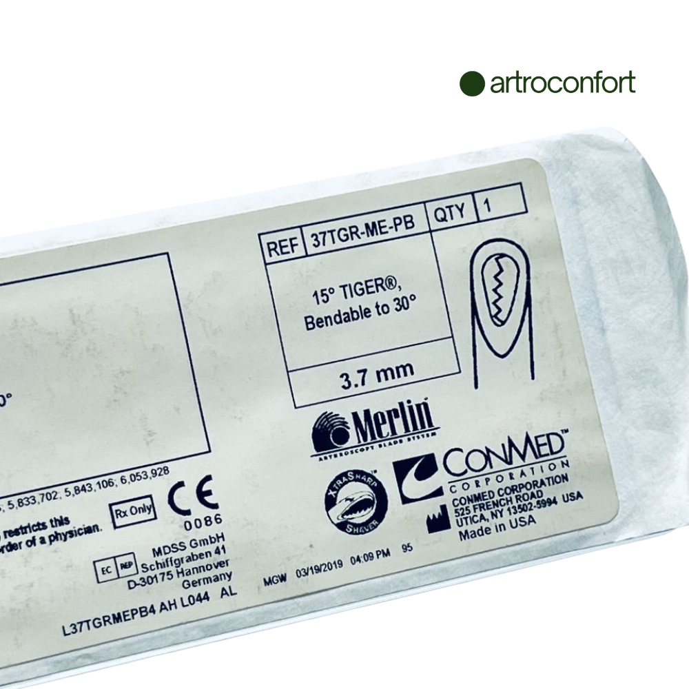 CONMED INSTRUMENTAL ARTROSCÓPICO TIGER CURVABLE DE 15 A 30 GRADOS