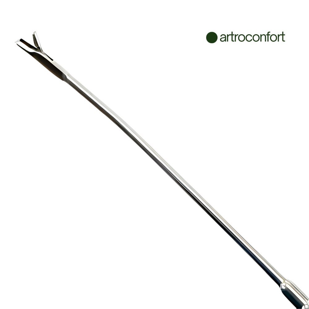 ATAC PINZA TIPO CANASTA DE 2.7 MM PARA ARTICULACIÓN PEQUEÑA, CURVA IZQUIERDA