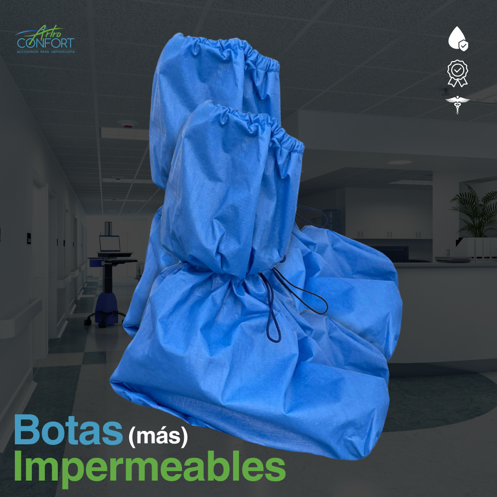 PAR DE BOTAS IMPERMEABLES PARA USO MÉDICO