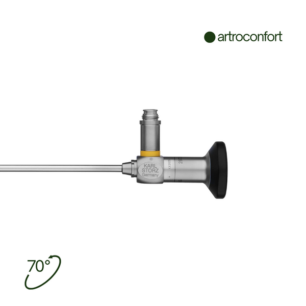 Lente de artroscopia Karl Storz 4 mm 70° con camisa y punzón