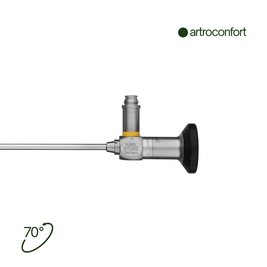 Lente de artroscopia Karl Storz 4 mm 70° con camisa y punzón