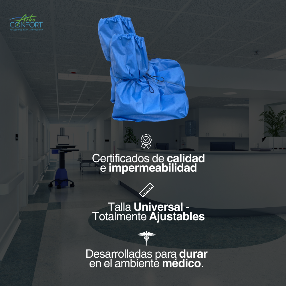 PAR DE BOTAS IMPERMEABLES PARA USO MÉDICO