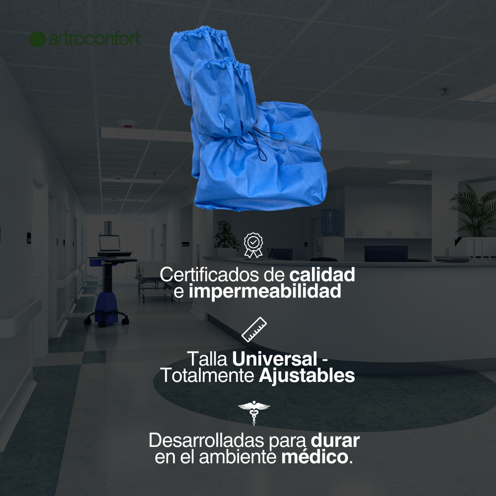 PAR DE BOTAS IMPERMEABLES PARA USO MÉDICO