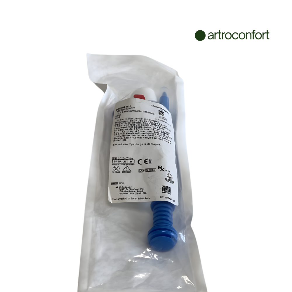 SET DE CÁNULA DYONICS 4.5MM CON ORIFICIOS DISTALES AZUL SMITH & NEPHEW