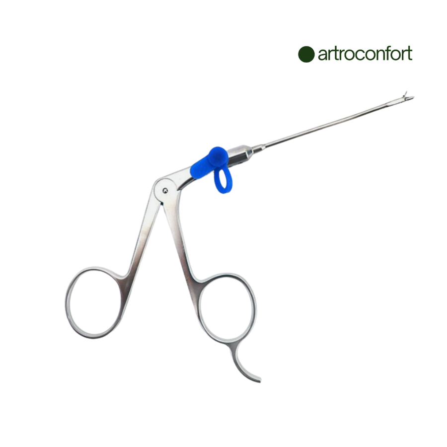 Pinza basket para artroscopia ATAC curva derecha 2.7 mm, articulación pequeña