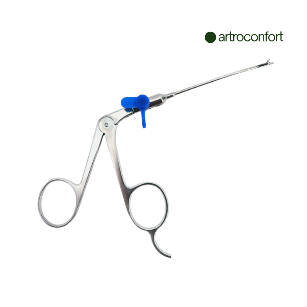 ATAC PINZA TIPO CANASTA DE 2.7 MM PARA ARTICULACIÓN PEQUEÑA, CURVA IZQUIERDA