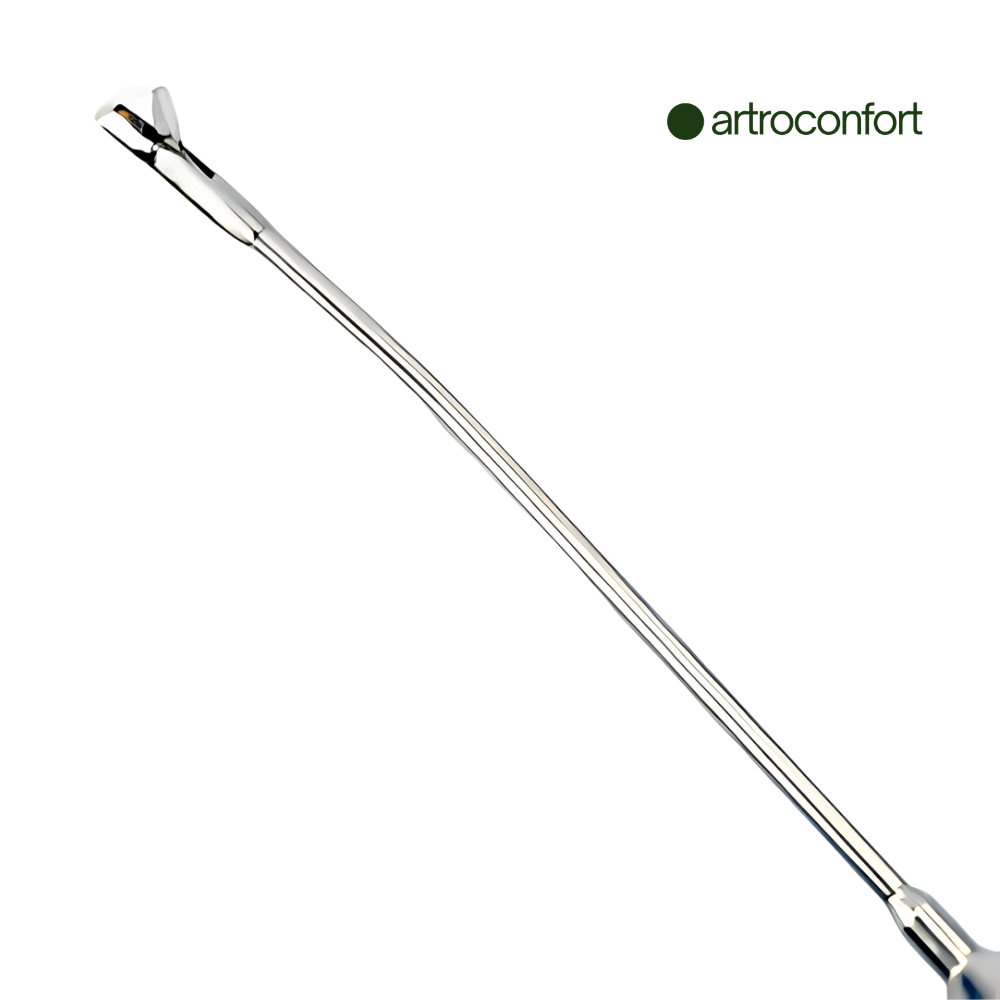 ATAC PINZA TIPO CANASTA DE 2.7 MM PARA ARTICULACIÓN PEQUEÑA, CURVA DERECHA