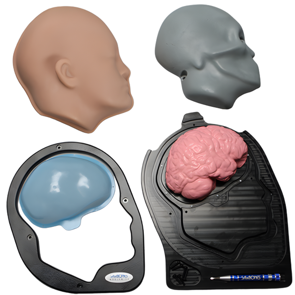 MODELO DE FLUOROSCOPIA PARA ACCESO CRANEAL SAWBONES