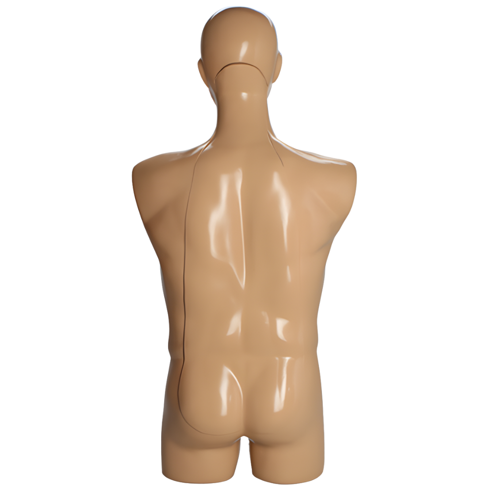 TORSO COMPLETO, SOPORTE DE COLUMNA CON CRESTAS ILÍACAS RADIOPACAS SAWBONES